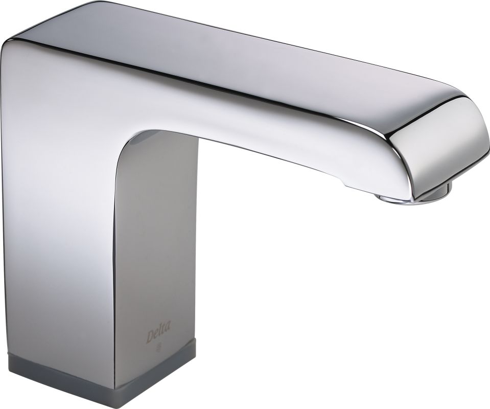 Delta 601T050 Commercial 0.5 GPM Single Hole Battery Operated Electronic Bathroo Chrome