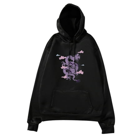 GWAABD Essentials Clothing Flower Hoodie Cute Solid Sleeve Color Top Women S Sweatshirt Long Pullover Women S Blouse