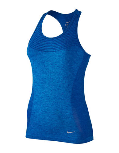 Women's Nike - Size XL - Dri-Fit Knit Blue Running Tank Top 718567-459 $65
