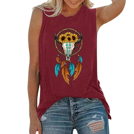 GWAABD Tanks Tops Bras Casual Tunic for Women Activewear Tank Tops Sleeveless Yoga Workout Tank Tops Loose Fit Running Exercise Graphic T Shirt