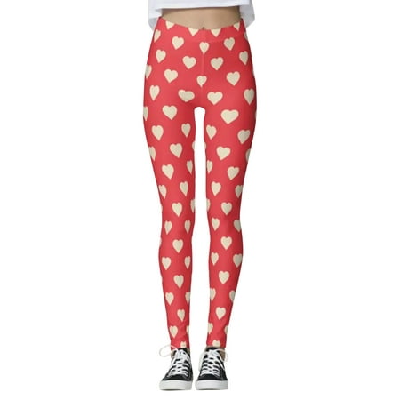 GWAABD Womens Casual Pants Leggings Stripes Pilates for Yoga Valentine S Running Lovesy Day Print Women S Pants Pants