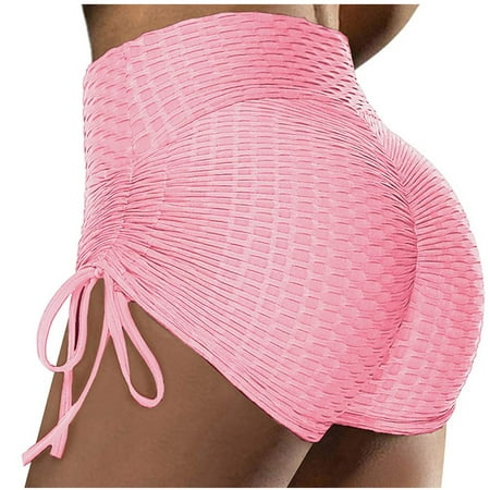 YANHAIGONG Women Pants Summer Shorts Pants for Women 2289 Women S High Waist Solid Color Tight Fitness Yoga Pants Nude Hidden Yoga Pants