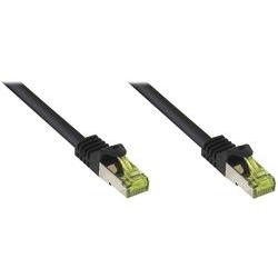 Alcasa 3m Cat7 S/FTP Networking Cable Black S/FTP (S-STP)