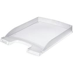 Leitz A4 Letter Tray  Slim  Clear  Plus Range  52370003 Clear Pack of 1
