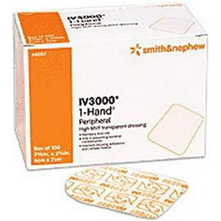 Smith and Nephew Opsite IV3000 Catheter Dressing 4 X5.5  4973 50/Bx