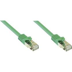 Good Connections - Patch-Kabel - RJ-45 (M) - RJ-45 (M) - 3 M - SFTP, PiMF -Cat.7 Rohkabel - Halogenfrei(LSOH), Mit Rastnasenschutz - Grün