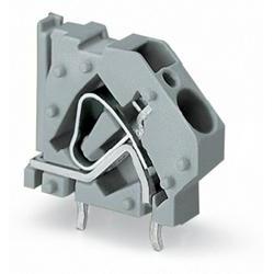 WAGO 745-834 1 Pole 7.5mm 41A 45° Stackable PCB Terminal Block Blue