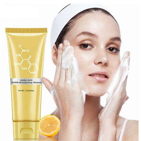 NIUREDLTD Exfoliating Face Wash Gentle Moisturizing Cleanser and T for Sensitive Skin 80ml