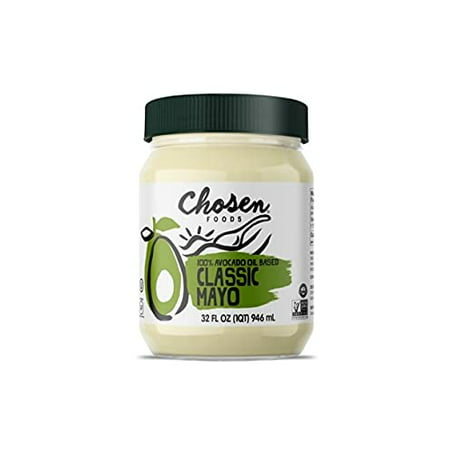 100% Avocado Oil-Based Classic Mayonnaise  Gluten & Dairy Free  Low-Carb  Keto & Paleo Diet Friendly  Mayo for Sandwiches  Dressings and Sauces  Made 