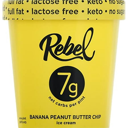 Ice Cream - Low Carb  Keto - Banana Peanut Butter Chip (8 Count)