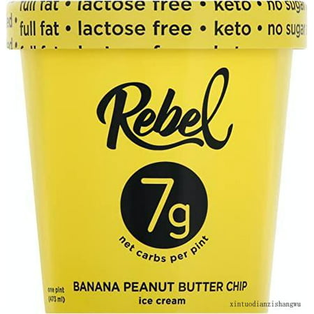 Ice Cream - Low Carb  Keto - Banana Peanut Butter Chip (8 Count)