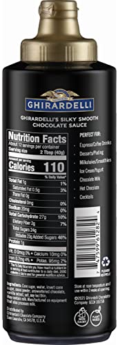 Ghirardelli - Sea Salt Caramel, Chocolate and Caramel Flavored Sauce 16 Oz Bottles (Set of 3) with Ghirardelli Stamped Barista Spoon thumbnail
