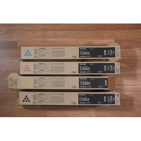 Ricoh C3503 CMYK Print Cartridge Set EDP: 60-0256  60-0255  60-0254  60-0253
