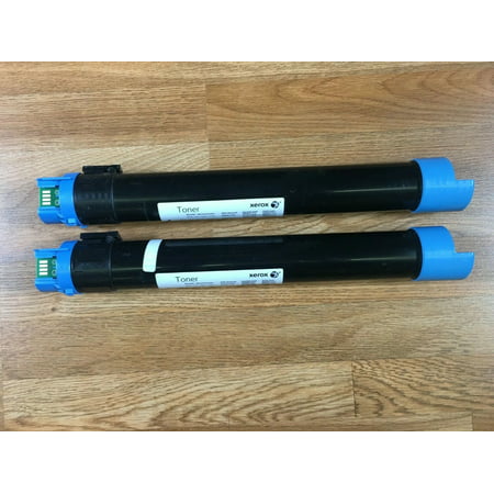 Lot of 2 Open Box Xerox 006R01516 Cyan for Work Center 7525 7530 FedEx 2Day Air!