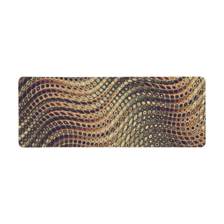SUNENAT Soft Extra Extended Large Gaming Mouse Pad with Stitched Edges  31.5 X 12In  Desk Pad Keyboard Mat  Non-Slip Base for Office & Home  Abstract 
