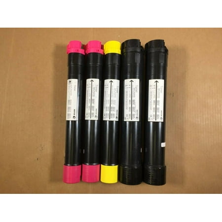 5 OPEN BOX - Xerox WC 7525 7545 7830 7855i 7970 MYK Toner FedEx 2Day Air!!