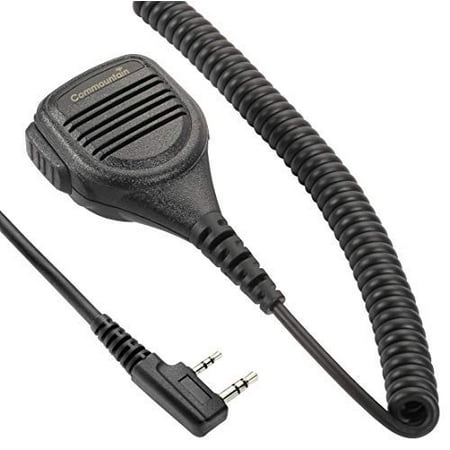 Heavy Speaker Mic with Reinforced Cable for Kenwood Radios NX-220 NX-320 TK-2160 TK-2170 TK-2212 TK-2302 TK-2312 TK-2360 TK-2402 TK-3160 TK-3170 TK-32