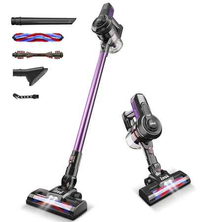 inse cordless vacuum cleaner 6 in 1 powerful stick vacuum with 20kpa 160w motor for hard floor carpet pet hair purple