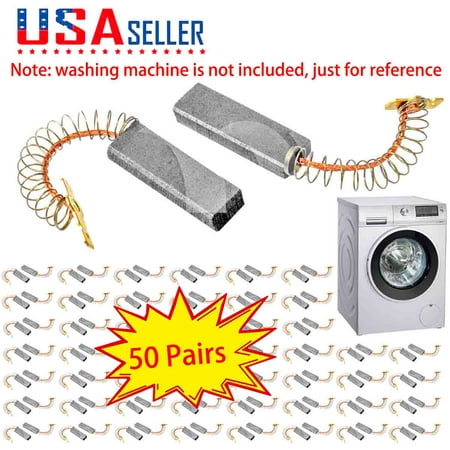 50 Pairs Motor Carbon Brush for Bosch WFC1666IT/01  WFC1666IT/02  WFC1666IT/03  WFC1666OE/01  WFC1666OE/06  WFC1666OE/07  WFC1666OE/08  WFC1666PL/01  