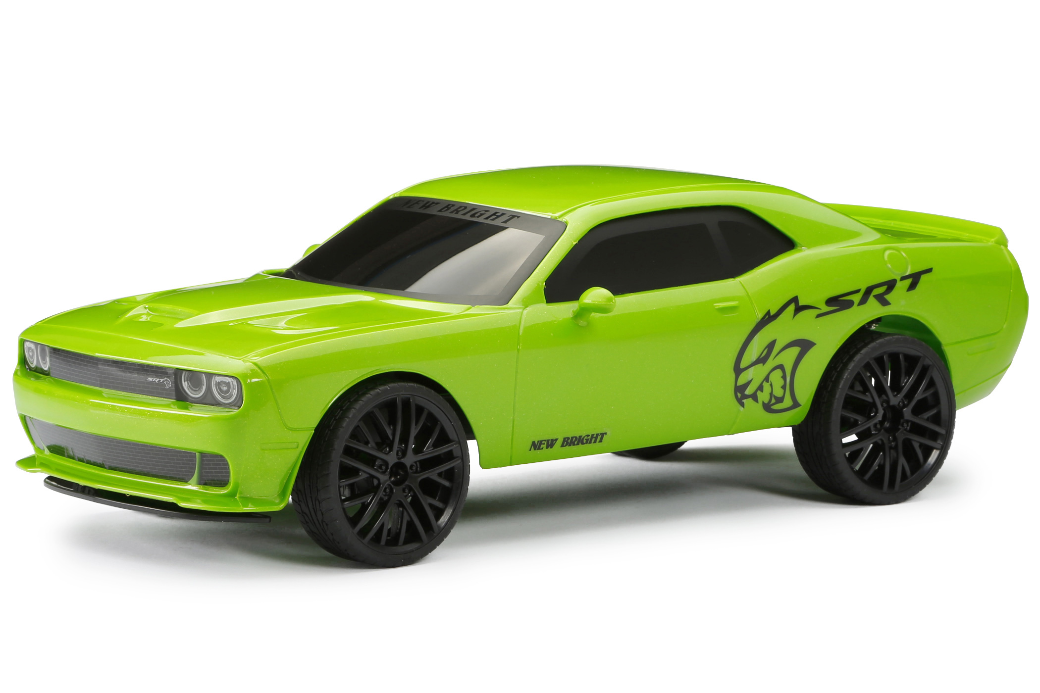 New Bright RC Chargers 1:12 Radio Control Sports Car Challenger SRT â€“ Green
