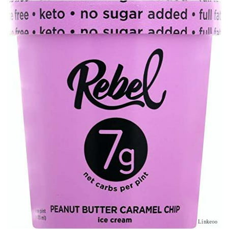 Ice Cream - Low Carb  Keto - Peanut Butter Caramel Chip (8 Count)