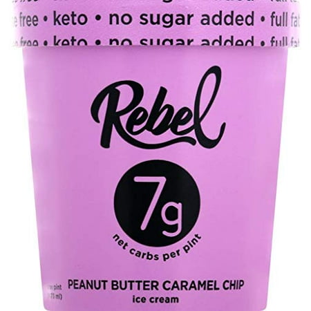 Ice Cream - Low Carb  Keto - Peanut Butter Caramel Chip (8 Count)