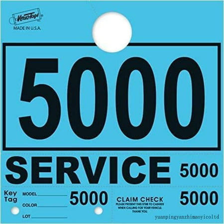Service Dispatch Mbers 78 Sle Mirror Hang S Mbered (Blue  5000-5999)