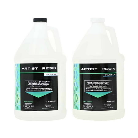 Counter Culture DIY Artist Resin - Heat-Resistant Epoxy for Art & Crafts - 32oz  1 Gal  2 Gal