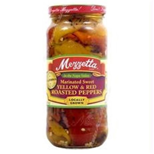 Mezzetta B85931 Mezzetta Roasted Marinated Yellow & Red Sweet Peppers -6x15oz