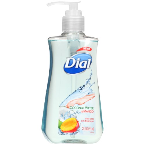 Dial Liquid Hand Soap Coconut Water & Mango 7.5 Fl Oz(pack of 12)