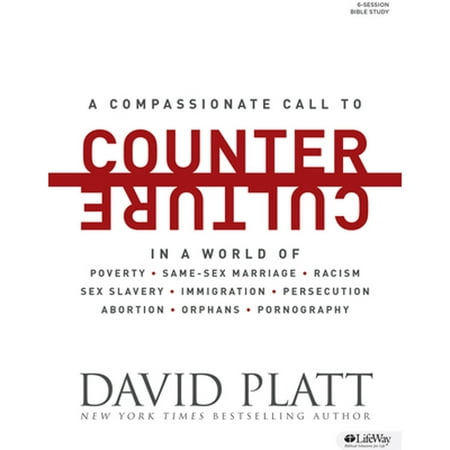 Pre-Owned Counter Culture Bible Study Book : Radically Following Jesus with Conviction  Courage  and Compassion Paperback David Platt