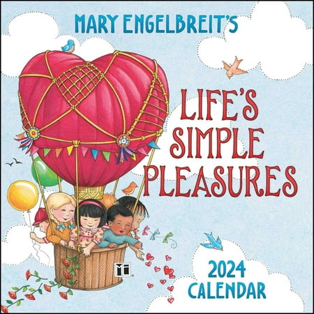 Mary Engelbreit's 2024 Mini Wall Calendar: Life's Simple Pleasures Engelbreit, Mary [Used - Good]