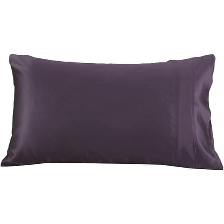 HUIXIAN UK2005-21-5075 100% Mulberry Silk Pillowcase Terse 25 Momme  Queen/20  X 30   Purple