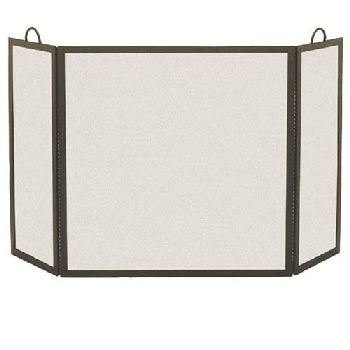 Pilgrim 18220 3 Panel Rectangular Folding Screen Vintage Iron - All