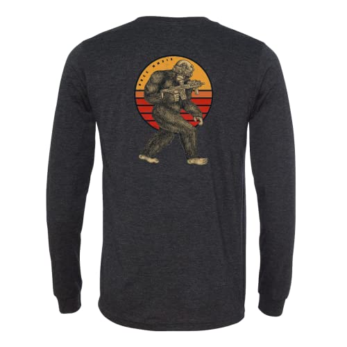 Black Rifle Coffee Tactisquatch Long Sleeve, Vintage Black Size Small