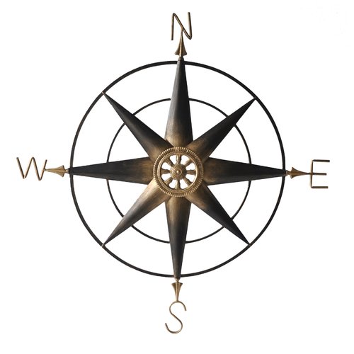 Isola Large Elegant Wall Compass