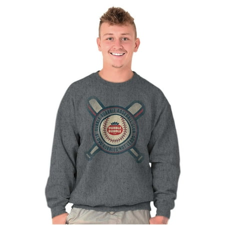 Dubble Bubble Blow Bubbles Baseball Gum Sweatshirt for Men or Women Brisco Brands 4X