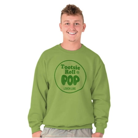 Lemon Lime Flavored Tootsie Roll Pop Sweatshirt for Men or Women Brisco Brands L