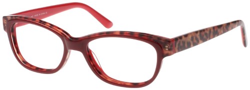 Exces 3119 Eyeglass 51 RED-LEOPARD