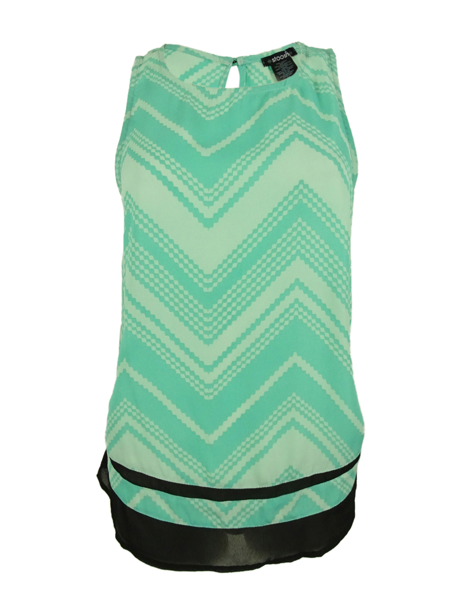 Stoosh Juniors' Sleeveless Top - Green Mint - M