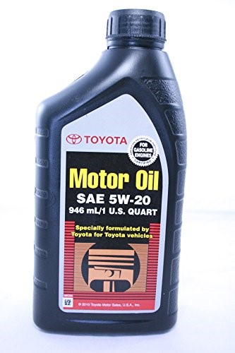 Toyota Genuine SAE 5W-20 946 ML Motor OIl 1 QUART (PACK of 6)