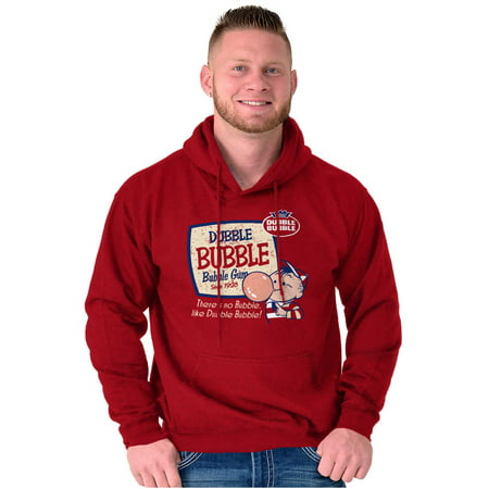 Vintage Dubble Bubble Chewing Gum Logo Hoodie Sweatshirt Women Men Brisco Brands 3X