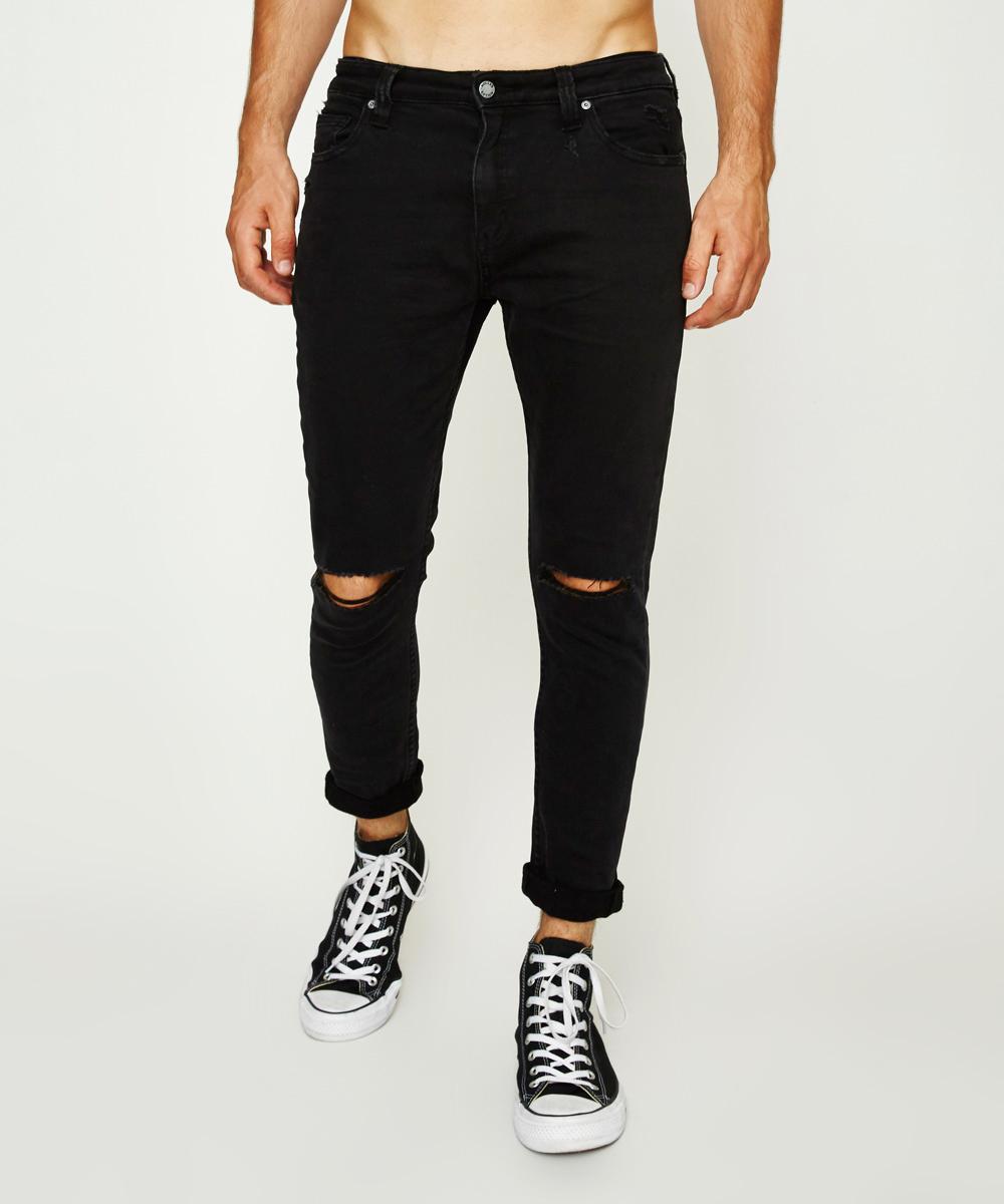 Rolla's ROLLA'S Rollies Slim Fit Jeans, Size 28 in 3252-Hard on Black at Nordstrom