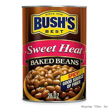 Sweet Heat Baked Beans  Sweet & Spicy  Canned Beans  Baked Beans Canned  Source of Plant Based Protein and Fiber  Low Fat  Gluten Free  28 Oz (pack-6)