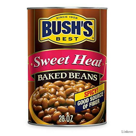 Sweet Heat Baked Beans  Sweet & Spicy  Canned Beans  Baked Beans Canned  Source of Plant Based Protein and Fiber  Low Fat  Gluten Free  28 Oz (pack-6)