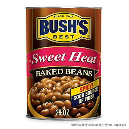 Sweet Heat Baked Beans  Sweet & Spicy  Canned Beans  Baked Beans Canned  Source of Plant Based Protein and Fiber  Low Fat  Gluten Free  28 Oz (pack-6)
