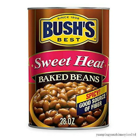 Sweet Heat Baked Beans  Sweet & Spicy  Canned Beans  Baked Beans Canned  Source of Plant Based Protein and Fiber  Low Fat  Gluten Free  28 Oz (pack-6)