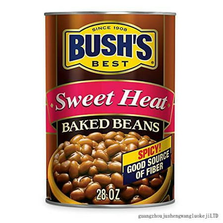 Sweet Heat Baked Beans  Sweet & Spicy  Canned Beans  Baked Beans Canned  Source of Plant Based Protein and Fiber  Low Fat  Gluten Free  28 Oz (pack-6)