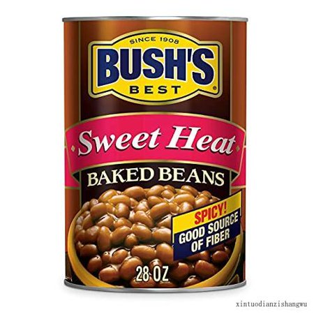 Sweet Heat Baked Beans  Sweet & Spicy  Canned Beans  Baked Beans Canned  Source of Plant Based Protein and Fiber  Low Fat  Gluten Free  28 Oz (pack-6)