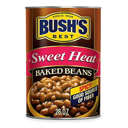 Sweet Heat Baked Beans  Sweet & Spicy  Canned Beans  Baked Beans Canned  Source of Plant Based Protein and Fiber  Low Fat  Gluten Free  28 Oz (pack-6)